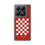 スリムプロテクションケース［ Racing checkered flag Red - レーシングチェッカーフラッグ レッド ］
