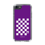 スリムプロテクションケース［ Racing checkered flag Purple - レーシングチェッカーフラッグ パープル ］