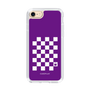 スリムプロテクションケース［ Racing checkered flag Purple - レーシングチェッカーフラッグ パープル ］