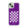 スリムプロテクションケース［ Racing checkered flag Purple - レーシングチェッカーフラッグ パープル ］