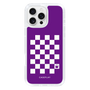 スリムプロテクションケース［ Racing checkered flag Purple - レーシングチェッカーフラッグ パープル ］