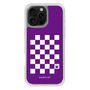 スリムプロテクションケース［ Racing checkered flag Purple - レーシングチェッカーフラッグ パープル ］