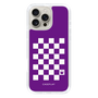 スリムプロテクションケース［ Racing checkered flag Purple - レーシングチェッカーフラッグ パープル ］