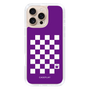 スリムプロテクションケース［ Racing checkered flag Purple - レーシングチェッカーフラッグ パープル ］