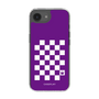 スリムプロテクションケース［ Racing checkered flag Purple - レーシングチェッカーフラッグ パープル ］