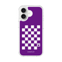 スリムプロテクションケース［ Racing checkered flag Purple - レーシングチェッカーフラッグ パープル ］