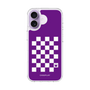 スリムプロテクションケース［ Racing checkered flag Purple - レーシングチェッカーフラッグ パープル ］