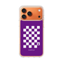 スリムプロテクションケース［ Racing checkered flag Purple - レーシングチェッカーフラッグ パープル ］