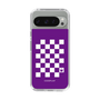 スリムプロテクションケース［ Racing checkered flag Purple - レーシングチェッカーフラッグ パープル ］