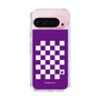 スリムプロテクションケース［ Racing checkered flag Purple - レーシングチェッカーフラッグ パープル ］