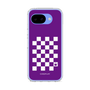 スリムプロテクションケース［ Racing checkered flag Purple - レーシングチェッカーフラッグ パープル ］