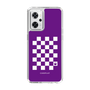 スリムプロテクションケース［ Racing checkered flag Purple - レーシングチェッカーフラッグ パープル ］