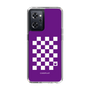 スリムプロテクションケース［ Racing checkered flag Purple - レーシングチェッカーフラッグ パープル ］