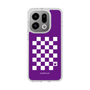 スリムプロテクションケース［ Racing checkered flag Purple - レーシングチェッカーフラッグ パープル ］
