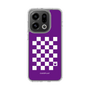 スリムプロテクションケース［ Racing checkered flag Purple - レーシングチェッカーフラッグ パープル ］