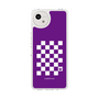 スリムプロテクションケース［ Racing checkered flag Purple - レーシングチェッカーフラッグ パープル ］