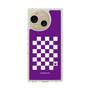 スリムプロテクションケース［ Racing checkered flag Purple - レーシングチェッカーフラッグ パープル ］