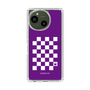 スリムプロテクションケース［ Racing checkered flag Purple - レーシングチェッカーフラッグ パープル ］