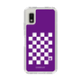 スリムプロテクションケース［ Racing checkered flag Purple - レーシングチェッカーフラッグ パープル ］