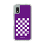 スリムプロテクションケース［ Racing checkered flag Purple - レーシングチェッカーフラッグ パープル ］
