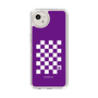 スリムプロテクションケース［ Racing checkered flag Purple - レーシングチェッカーフラッグ パープル ］