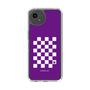 スリムプロテクションケース［ Racing checkered flag Purple - レーシングチェッカーフラッグ パープル ］