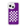 スリムプロテクションケース［ Racing checkered flag Purple - レーシングチェッカーフラッグ パープル ］