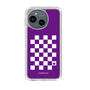スリムプロテクションケース［ Racing checkered flag Purple - レーシングチェッカーフラッグ パープル ］