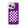 スリムプロテクションケース［ Racing checkered flag Purple - レーシングチェッカーフラッグ パープル ］