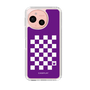 スリムプロテクションケース［ Racing checkered flag Purple - レーシングチェッカーフラッグ パープル ］