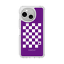 スリムプロテクションケース［ Racing checkered flag Purple - レーシングチェッカーフラッグ パープル ］