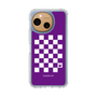 スリムプロテクションケース［ Racing checkered flag Purple - レーシングチェッカーフラッグ パープル ］