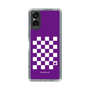 スリムプロテクションケース［ Racing checkered flag Purple - レーシングチェッカーフラッグ パープル ］