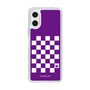 スリムプロテクションケース［ Racing checkered flag Purple - レーシングチェッカーフラッグ パープル ］