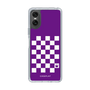 スリムプロテクションケース［ Racing checkered flag Purple - レーシングチェッカーフラッグ パープル ］