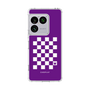 スリムプロテクションケース［ Racing checkered flag Purple - レーシングチェッカーフラッグ パープル ］