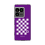 スリムプロテクションケース［ Racing checkered flag Purple - レーシングチェッカーフラッグ パープル ］