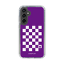 スリムプロテクションケース［ Racing checkered flag Purple - レーシングチェッカーフラッグ パープル ］