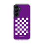 スリムプロテクションケース［ Racing checkered flag Purple - レーシングチェッカーフラッグ パープル ］