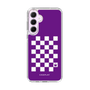 スリムプロテクションケース［ Racing checkered flag Purple - レーシングチェッカーフラッグ パープル ］