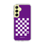 スリムプロテクションケース［ Racing checkered flag Purple - レーシングチェッカーフラッグ パープル ］