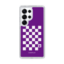 スリムプロテクションケース［ Racing checkered flag Purple - レーシングチェッカーフラッグ パープル ］