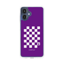 スリムプロテクションケース［ Racing checkered flag Purple - レーシングチェッカーフラッグ パープル ］