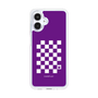 スリムプロテクションケース［ Racing checkered flag Purple - レーシングチェッカーフラッグ パープル ］