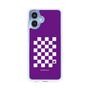 スリムプロテクションケース［ Racing checkered flag Purple - レーシングチェッカーフラッグ パープル ］