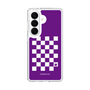 スリムプロテクションケース［ Racing checkered flag Purple - レーシングチェッカーフラッグ パープル ］