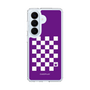 スリムプロテクションケース［ Racing checkered flag Purple - レーシングチェッカーフラッグ パープル ］