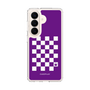 スリムプロテクションケース［ Racing checkered flag Purple - レーシングチェッカーフラッグ パープル ］