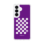 スリムプロテクションケース［ Racing checkered flag Purple - レーシングチェッカーフラッグ パープル ］
