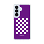 スリムプロテクションケース［ Racing checkered flag Purple - レーシングチェッカーフラッグ パープル ］